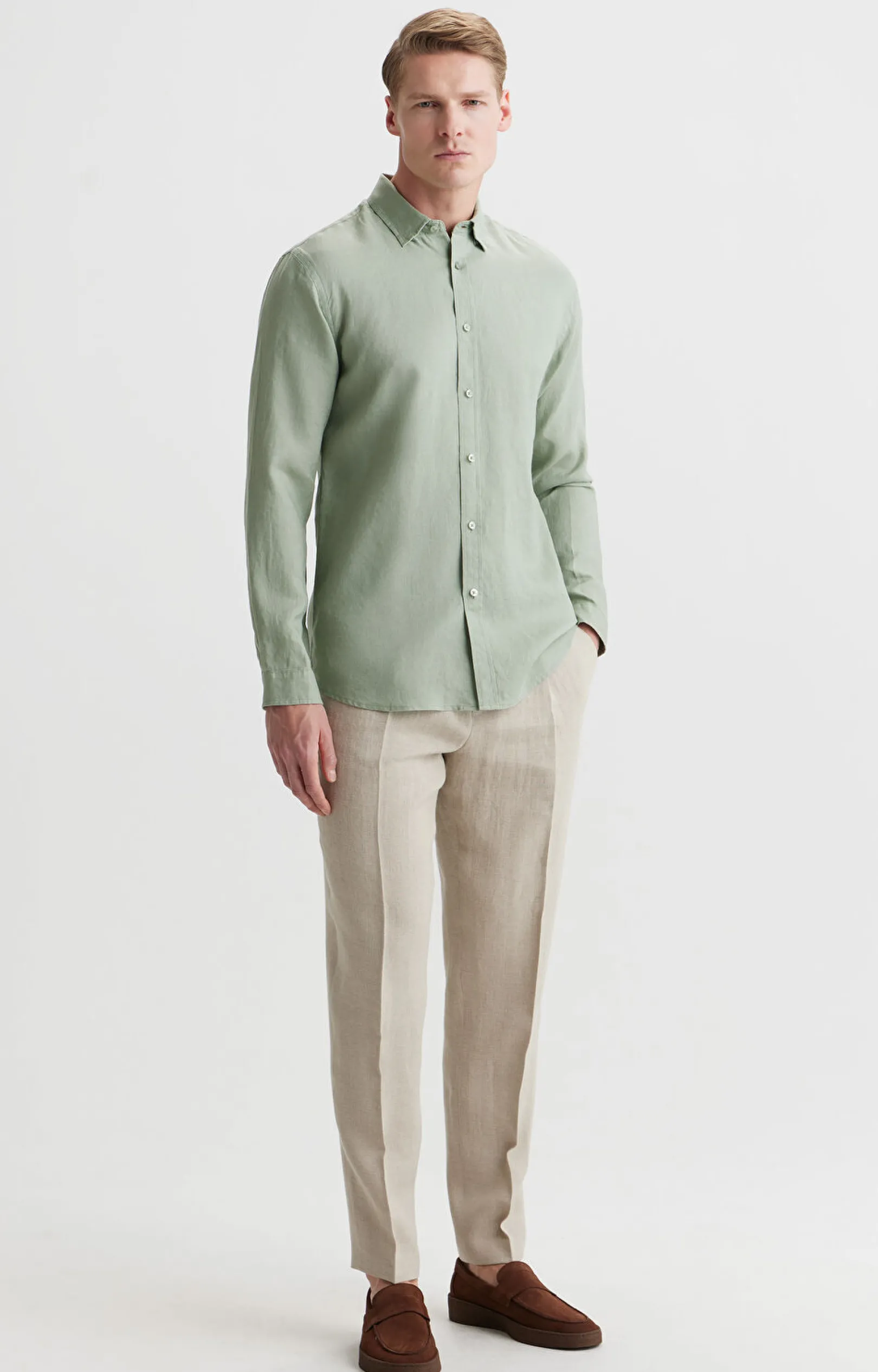 Koszula lniana slim fit^Vistula Discount