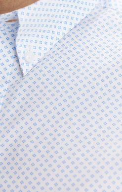 Koszula slim fit w mikrowzór^Vistula Clearance