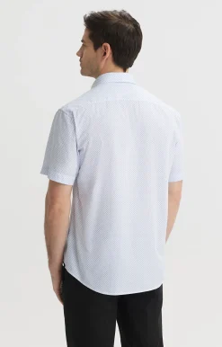 Koszula slim fit w mikrowzór^Vistula Clearance
