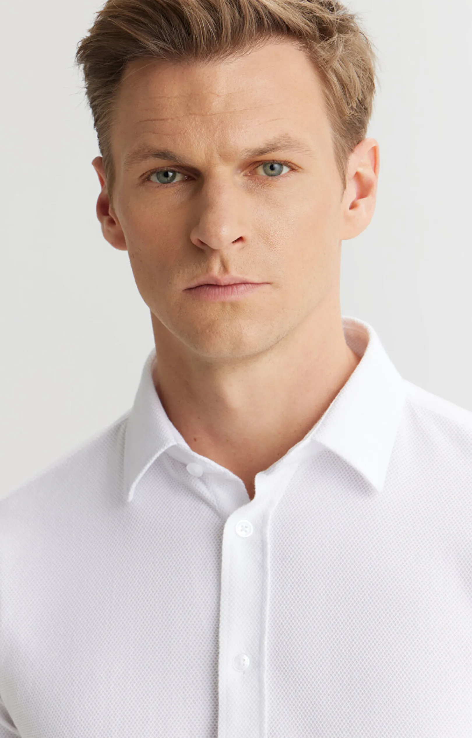 Koszula slim fit w mikrowzór^Vistula Online