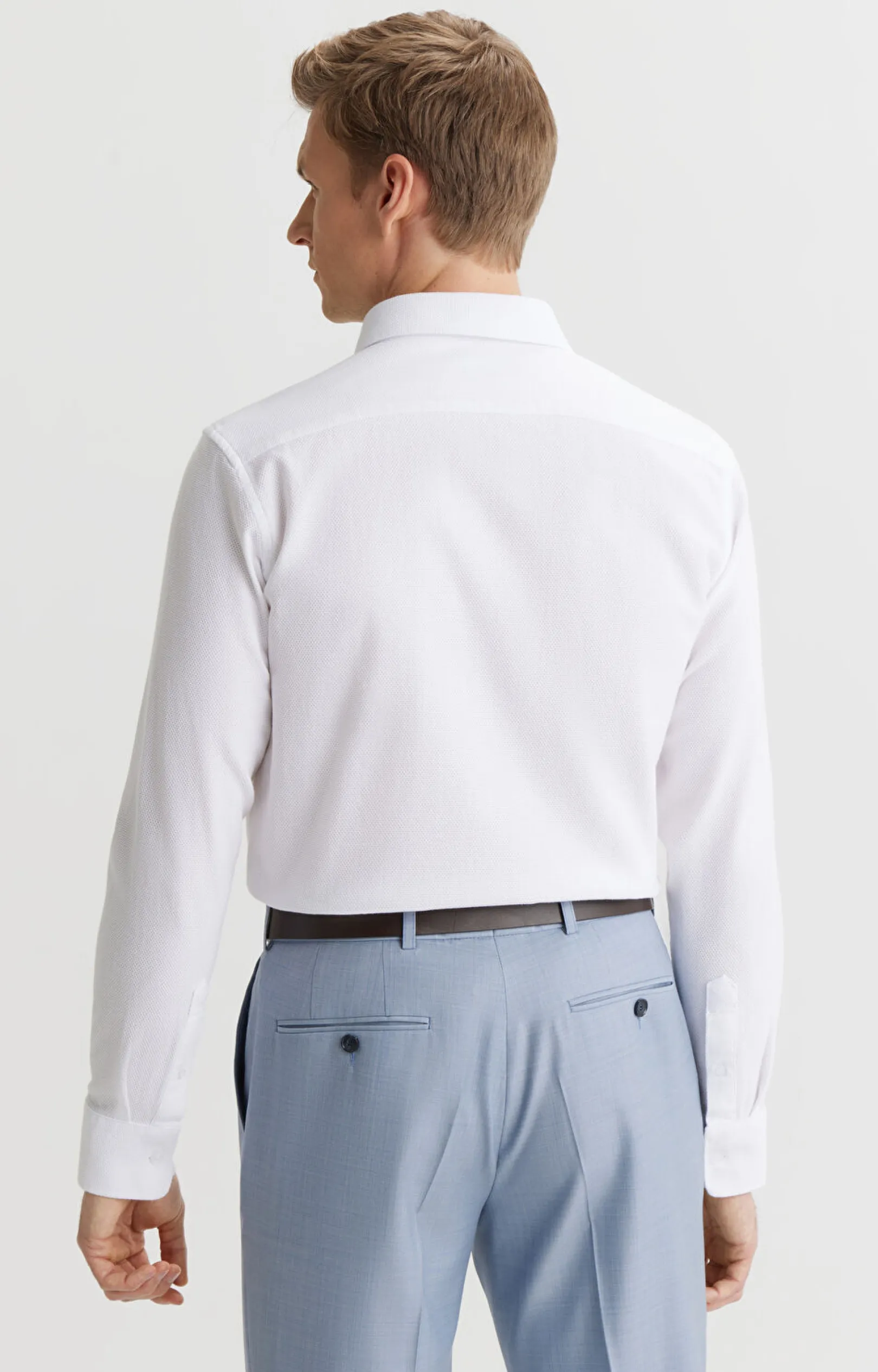Koszula slim fit w mikrowzór^Vistula Online