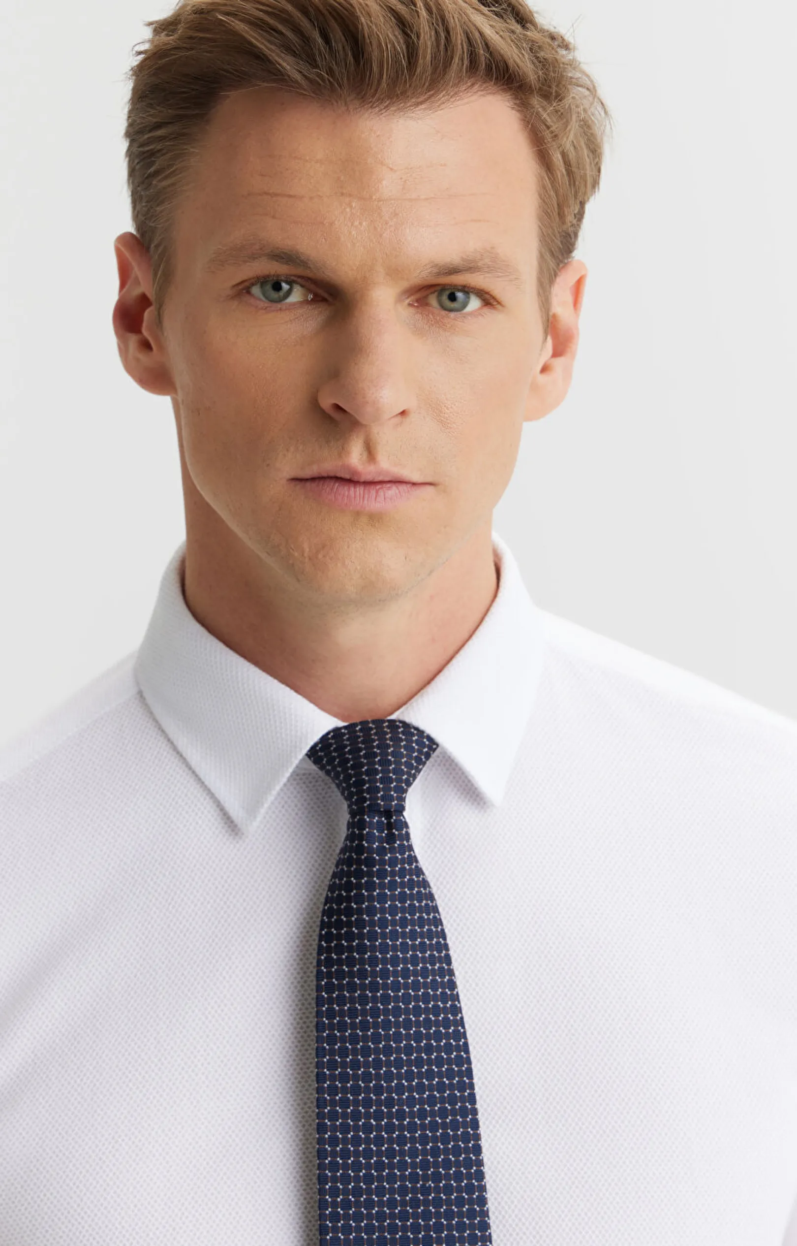 Koszula slim fit w mikrowzór^Vistula Online