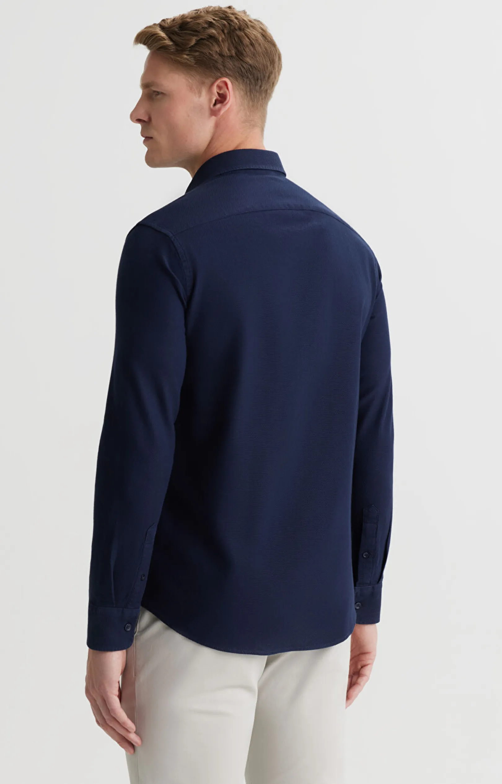 Koszula slim fit w mikrowzór^Vistula Hot