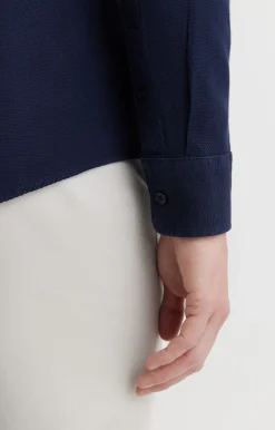 Koszula slim fit w mikrowzór^Vistula Hot