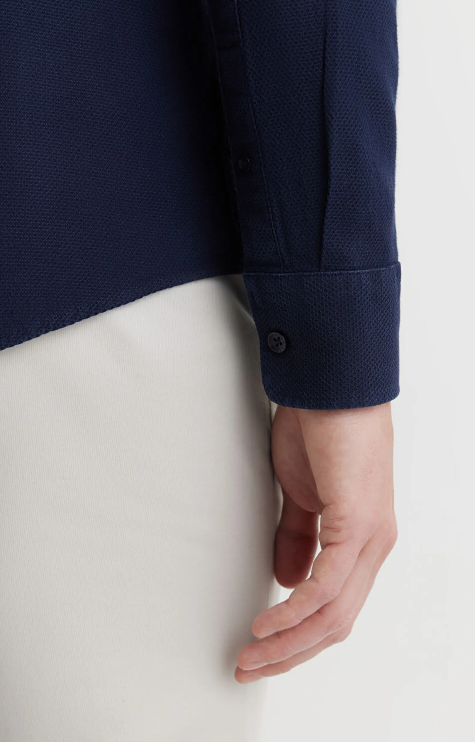 Koszula slim fit w mikrowzór^Vistula Hot