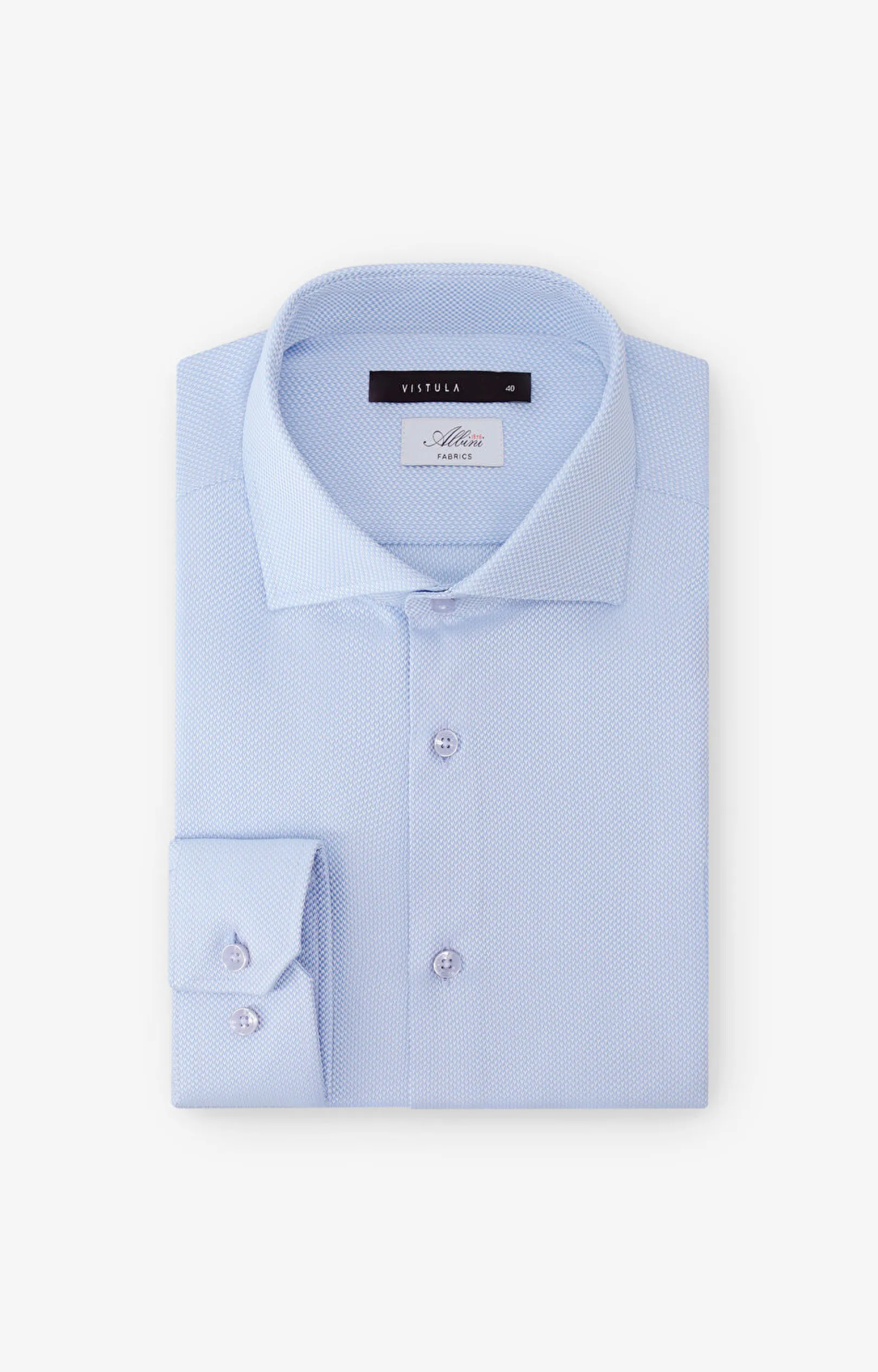 Koszula slim fit z bawełnianej tkaniny Albini^Vistula Discount