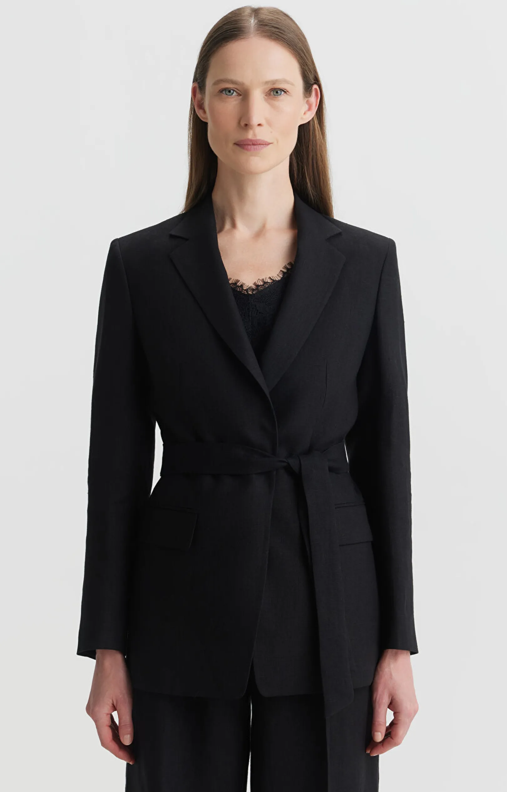 Lniana marynarka slim fit - zestaw^Vistula Clearance