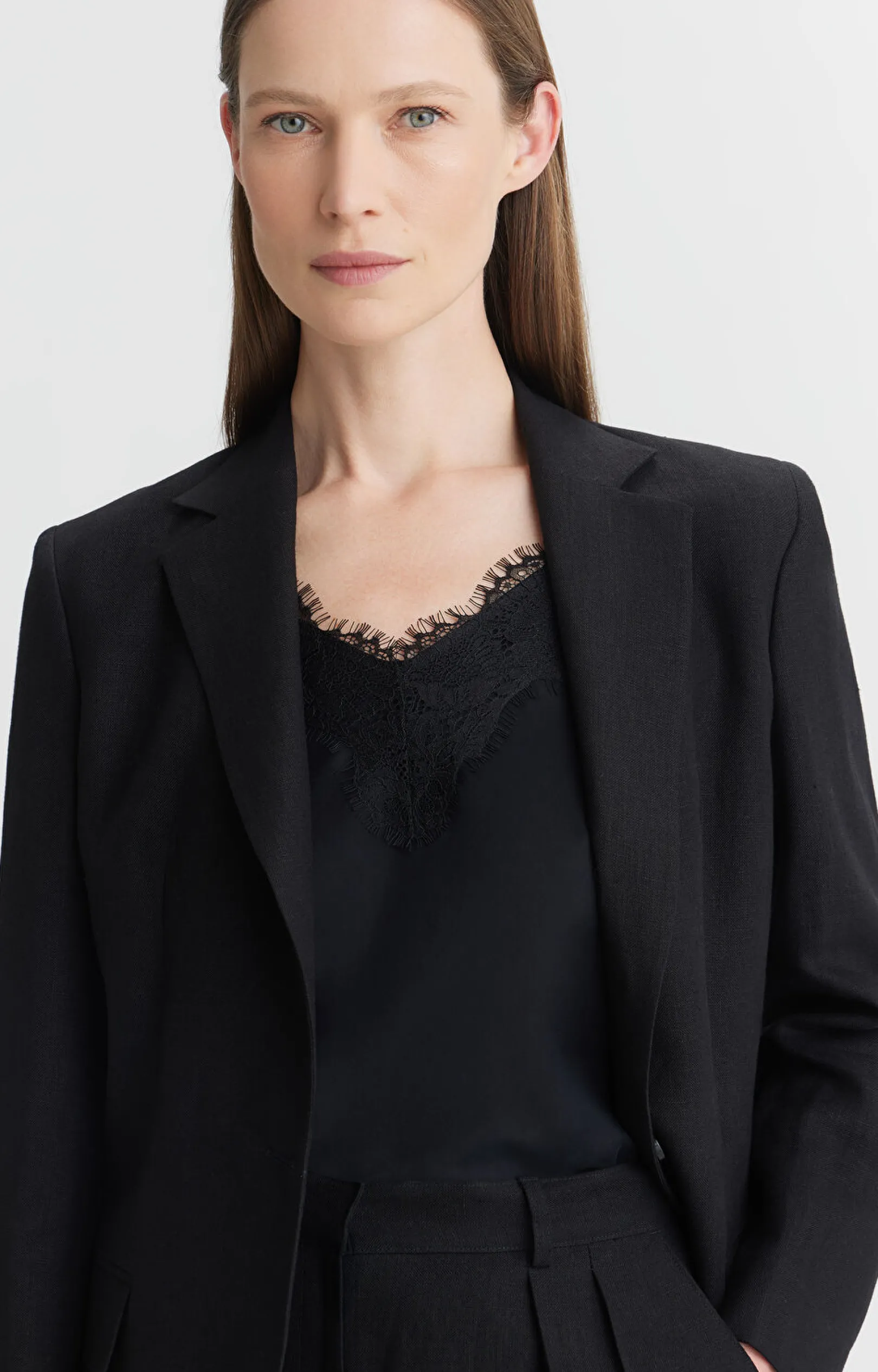 Lniana marynarka slim fit - zestaw^Vistula Clearance