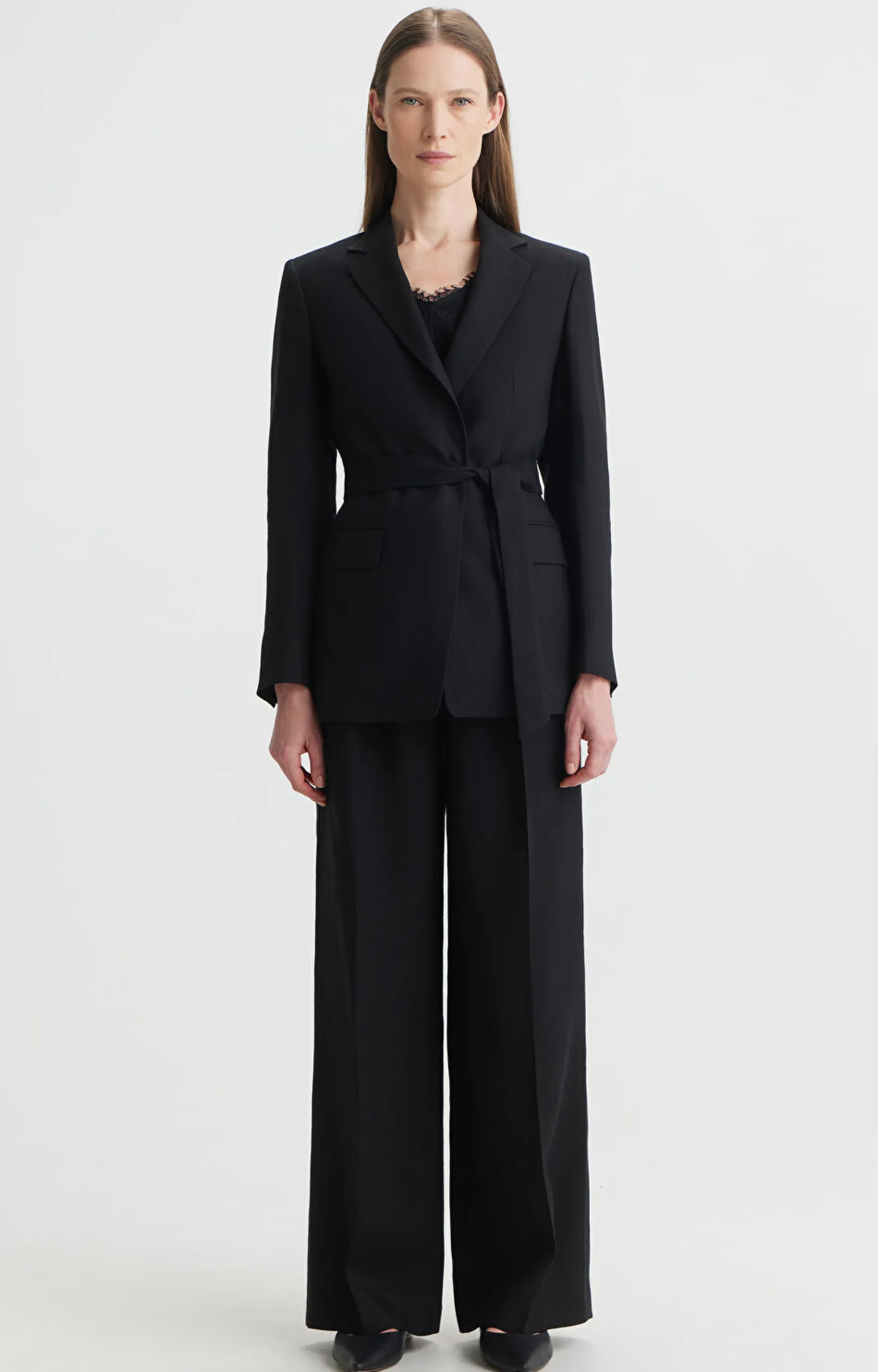 Lniana marynarka slim fit - zestaw^Vistula Clearance