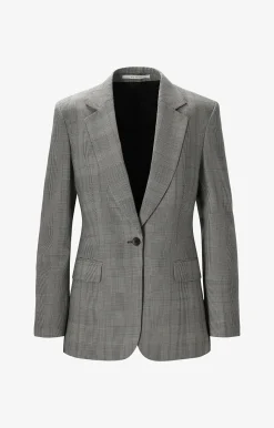 Marynarka slim fit w kratę - zestaw^Vistula New
