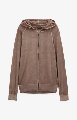 Rozpinany sweter z kapturem^Vistula Fashion