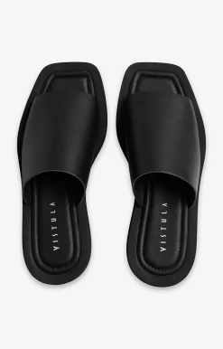 Skórzane klapki^Vistula Fashion