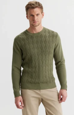Sweter w strukturalny wzór^Vistula Hot