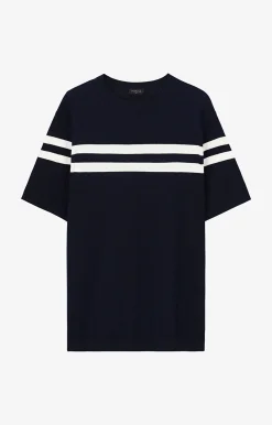 T-shirt swetrowy w paski^Vistula Sale
