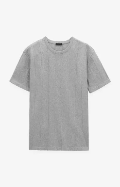 T-shirt z dzianiny swetrowej^Vistula Outlet